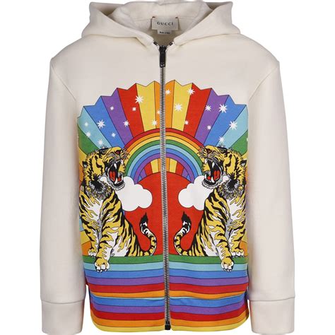 gucci rainbow tiger|rainbow gucci hoodie.